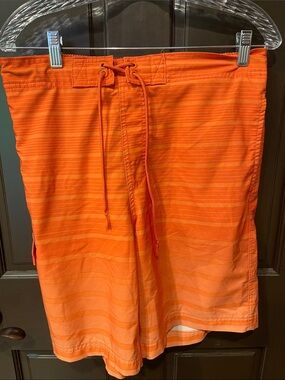 Source Unknown Bright Orange Men's Swim Board Shorts